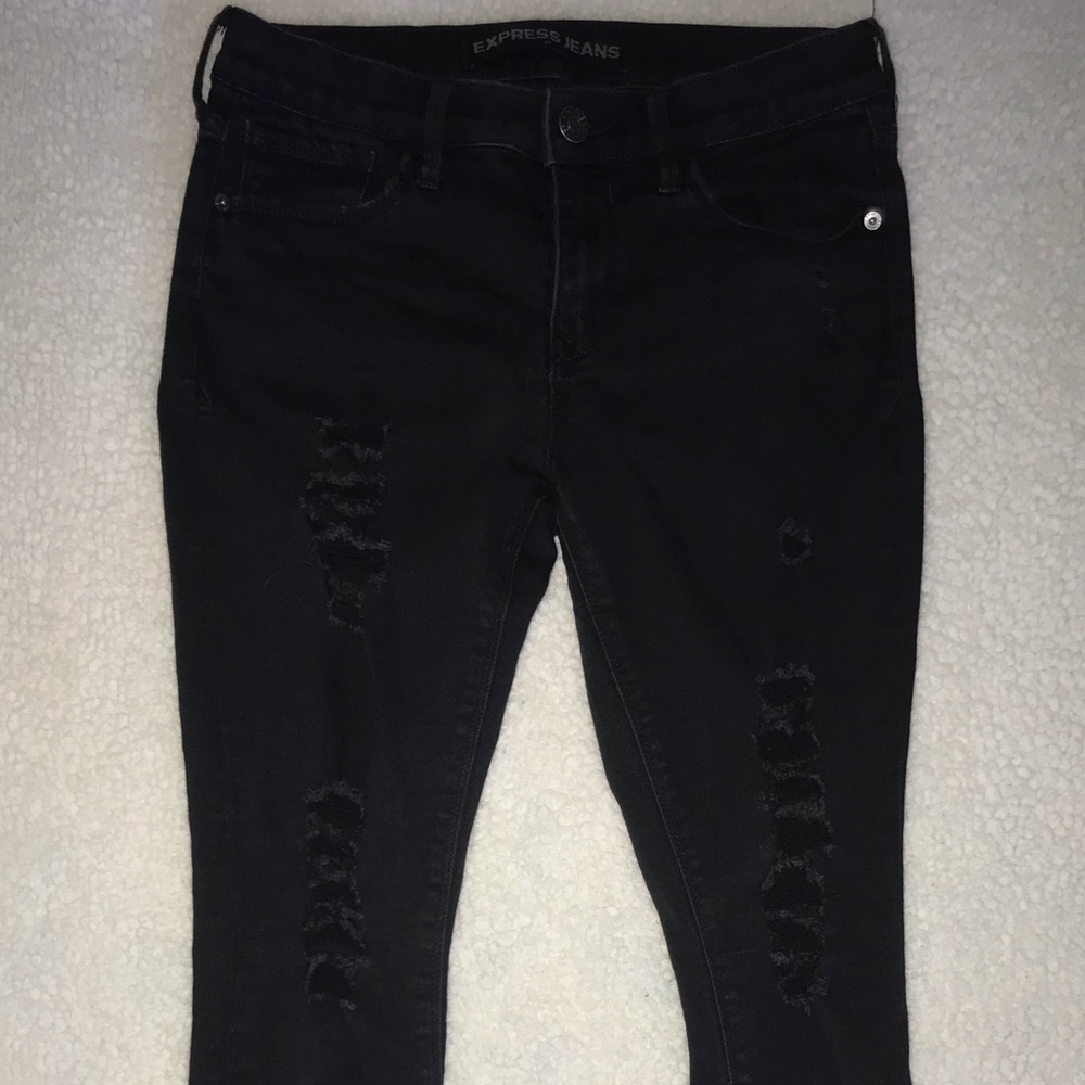 Express ripped jeans